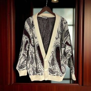 Aussie Vintage Wool Paisley Cardigan – Far Horizons – Made in Australia